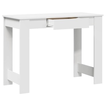 Γραφείο vidaXL Λευκό 100x45x75cm Κατασκευασμένο ξύλο 1 τεμ.