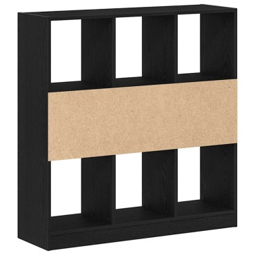 vidaXL Ντουλάπι βιβλίων Μαύρη βελανιδιά 97,5x29,5x100cm 1 τεμ.