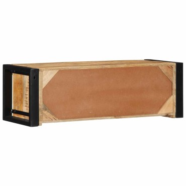 ντουλάπι τηλεόρασης vidaXL 80x30x25cm Στερεό ακατέργαστο ξύλο Mango