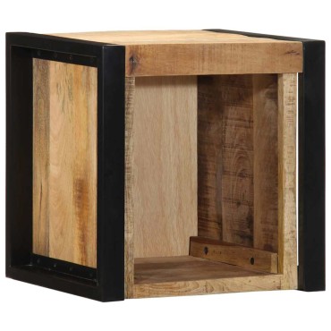 vidaXL Κομοδίνα 2 τεμ. 40x35x40cm Στερεό ακατέργαστο ξύλο Mango