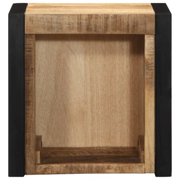 vidaXL Κομοδίνα 2 τεμ. 40x35x40cm Στερεό ακατέργαστο ξύλο Mango
