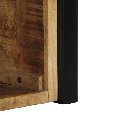 vidaXL Κομοδίνα 2 τεμ. 40x35x40cm Στερεό ακατέργαστο ξύλο Mango