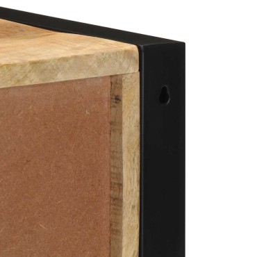 vidaXL Κομοδίνα 2 τεμ. 40x35x40cm Στερεό ακατέργαστο ξύλο Mango