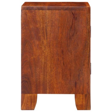 vidaXL Κομοδίνο 40x30x45cm από μασίφ ξύλο ακακίας 1 τεμ.