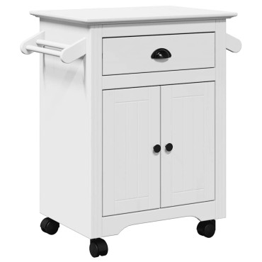 vidaXL Καροτσάκι κουζίνας "BODO" Λευκό 72x45x80cm
