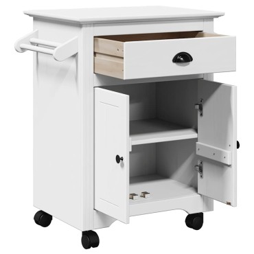 vidaXL Καροτσάκι κουζίνας "BODO" Λευκό 72x45x80cm
