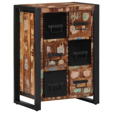 vidaXL Sideboard 50x35x70cm Ξύλο μασίφ αναγεννημένο 1 τεμ.