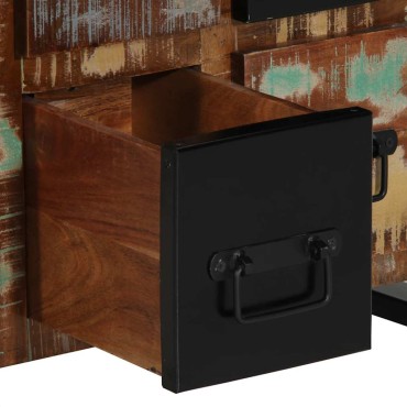 vidaXL Sideboard 50x35x70cm Ξύλο μασίφ αναγεννημένο 1 τεμ.