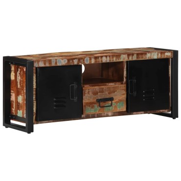 ντουλάπι τηλεόρασης vidaXL 100x30x40cm από μασίφ ξύλο αναγεννημένο