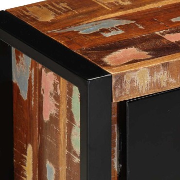 ντουλάπι τηλεόρασης vidaXL 100x30x40cm από μασίφ ξύλο αναγεννημένο