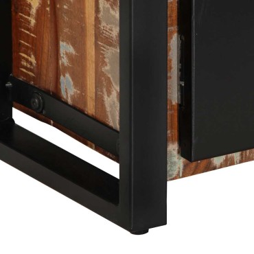 ντουλάπι τηλεόρασης vidaXL 100x30x40cm από μασίφ ξύλο αναγεννημένο
