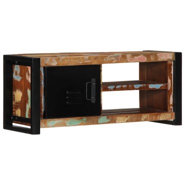 ντουλάπι τηλεόρασης vidaXL 80x30x35cm από μασίφ ξύλο αναγεννημένο
