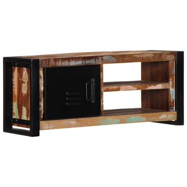 ντουλάπι τηλεόρασης vidaXL 80x30x35cm από μασίφ ξύλο αναγεννημένο