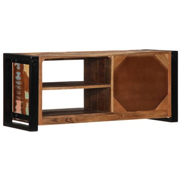 ντουλάπι τηλεόρασης vidaXL 80x30x35cm από μασίφ ξύλο αναγεννημένο