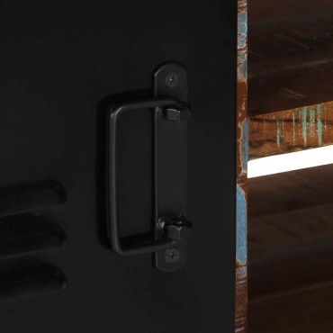 ντουλάπι τηλεόρασης vidaXL 80x30x35cm από μασίφ ξύλο αναγεννημένο