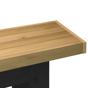 vidaXL Τραπέζι κονσόλας NOAIN με πόδια σχήματος U 120x30x75cm