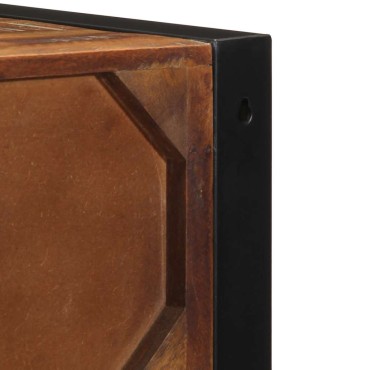 vidaXL Κομοδίνα 2 τεμ. Πολύχρωμο 40x35x40cm Ξύλο μασίφ αναγεννημένο