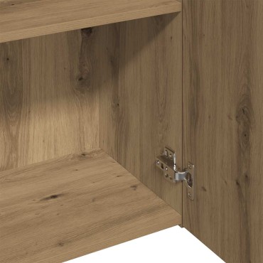 vidaXL Ντουλάπι Αρτισιανή Δρυς 60x32x190cm από Επεξεργασμένο Ξύλο 1 τεμ.