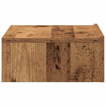 vidaXL Κομοδίνο Όψη Παλαιού Ξύλου 60x35cm από Επεξεργασμένο Ξύλο 1 τεμ.