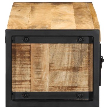 ντουλάπι τηλεόρασης vidaXL 100x30x25cm Στερεό ακατέργαστο ξύλο Mango