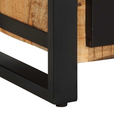 ντουλάπι συρταριών vidaXL 50x35x70cm Στερεό ακατέργαστο ξύλο Mango 1 τεμ.