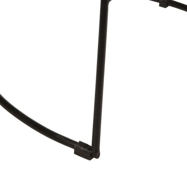 vidaXL Bar Stools 2 τεμ. Μαύρο 49x43x103cm Στερεό ξύλο Mango