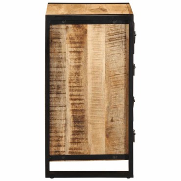 ντουλάπι συρταριών vidaXL 40x40x75cm Στερεό ακατέργαστο ξύλο Mango 1 τεμ.