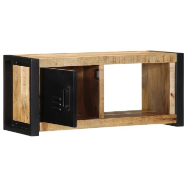 ντουλάπι τηλεόρασης vidaXL 80x30x35cm Στερεό ακατέργαστο ξύλο Mango