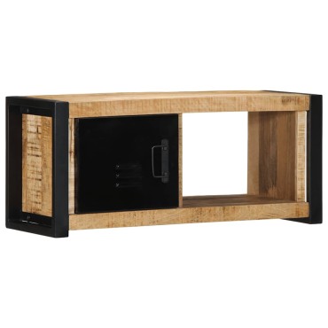 ντουλάπι τηλεόρασης vidaXL 80x30x35cm Στερεό ακατέργαστο ξύλο Mango