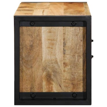 ντουλάπι τηλεόρασης vidaXL 80x30x35cm Στερεό ακατέργαστο ξύλο Mango