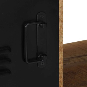 ντουλάπι τηλεόρασης vidaXL 80x30x35cm Στερεό ακατέργαστο ξύλο Mango