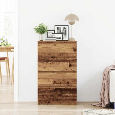 vidaXL Sideboard Παλιό ξύλο 60x35x98,5cm Ξύλο μηχανής 1 τεμ.