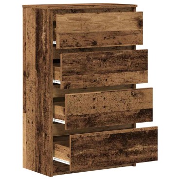 vidaXL Sideboard Παλιό ξύλο 60x35x98,5cm Ξύλο μηχανής 1 τεμ.