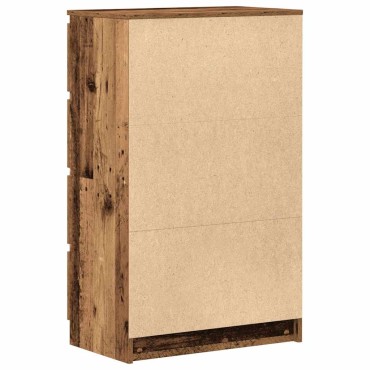 vidaXL Sideboard Παλιό ξύλο 60x35x98,5cm Ξύλο μηχανής 1 τεμ.