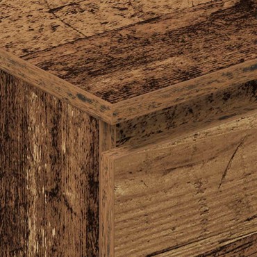 vidaXL Sideboard Παλιό ξύλο 60x35x98,5cm Ξύλο μηχανής 1 τεμ.