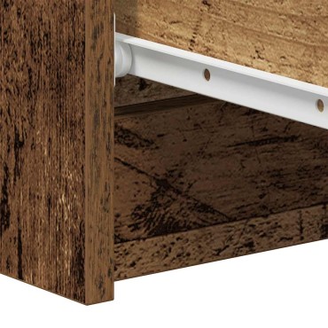 vidaXL Sideboard Παλιό ξύλο 60x35x98,5cm Ξύλο μηχανής 1 τεμ.