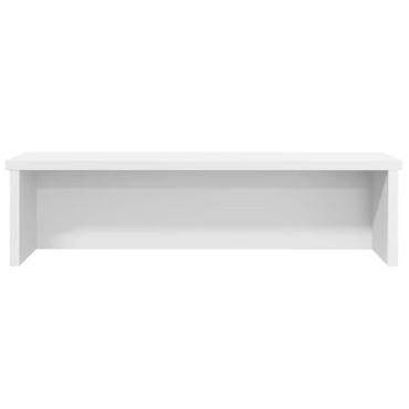 vidaXL Ράφι κουζίνας στοιβαζόμενο λευκό 50x15x16cm Κατασκευασμένο ξύλο