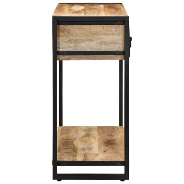 vidaXL Τραπέζι κονσόλας 100x35x75cm Στερεό ακατέργαστο ξύλο Mango