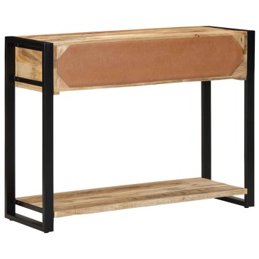vidaXL Τραπέζι κονσόλας 100x35x75cm Στερεό ακατέργαστο ξύλο Mango