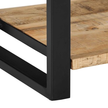 vidaXL Τραπέζι κονσόλας 100x35x75cm Στερεό ακατέργαστο ξύλο Mango