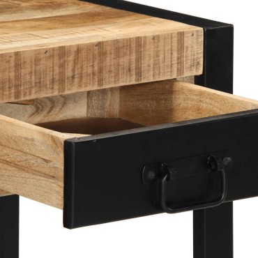 vidaXL Side Table 40x40x50cm Στερεό ακατέργαστο ξύλο Mango
