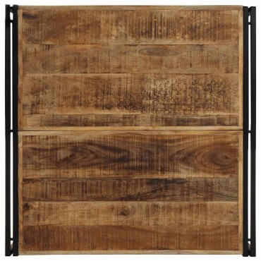 vidaXL Τραπεζάκι σαλονιού 100x100x35cm Στερεό ακατέργαστο ξύλο Mango 1 τεμ.