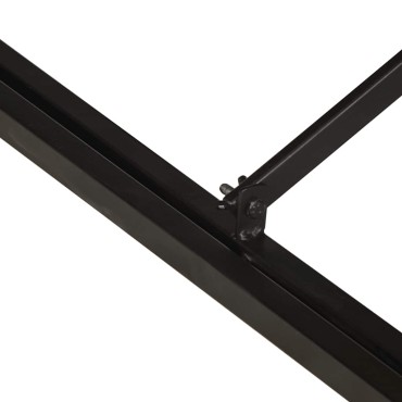 vidaXL Τραπεζάκι σαλονιού 100x100x35cm Στερεό ακατέργαστο ξύλο Mango 1 τεμ.