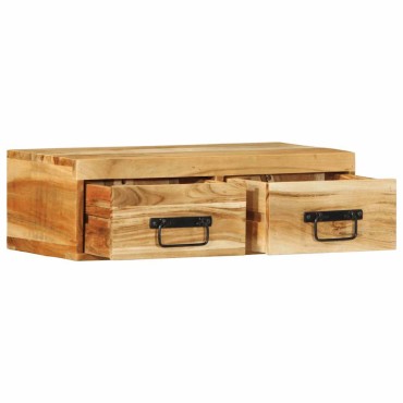 vidaXL Επίτοιχο ντουλάπι τηλεόρασης 60x30x19cm Μασίφ ξύλο ακακίας