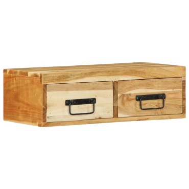vidaXL Επίτοιχο ντουλάπι τηλεόρασης 60x30x19cm Μασίφ ξύλο ακακίας