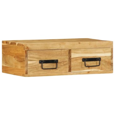 vidaXL Επίτοιχο ντουλάπι τηλεόρασης 60x30x19cm Μασίφ ξύλο ακακίας