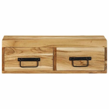vidaXL Επίτοιχο ντουλάπι τηλεόρασης 60x30x19cm Μασίφ ξύλο ακακίας