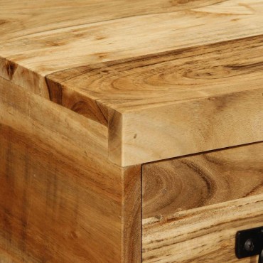vidaXL Επίτοιχο ντουλάπι τηλεόρασης 60x30x19cm Μασίφ ξύλο ακακίας