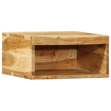 vidaXL Επίτοιχο ντουλάπι τηλεόρασης 40x30x19cm Μασίφ ξύλο ακακίας