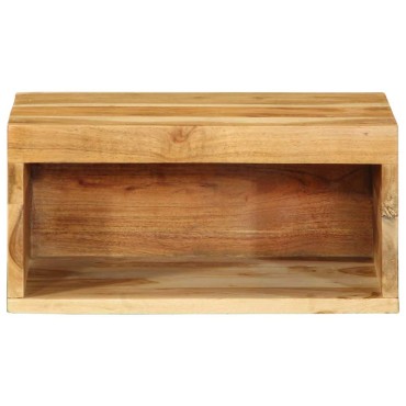 vidaXL Επίτοιχο ντουλάπι τηλεόρασης 40x30x19cm Μασίφ ξύλο ακακίας